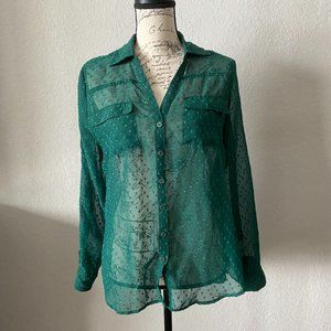 Green Dot Blouse